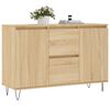 vidaXL Buffet ch&ecirc;ne sonoma 101,5x35x70 cm bois d'ing&eacute;nierie