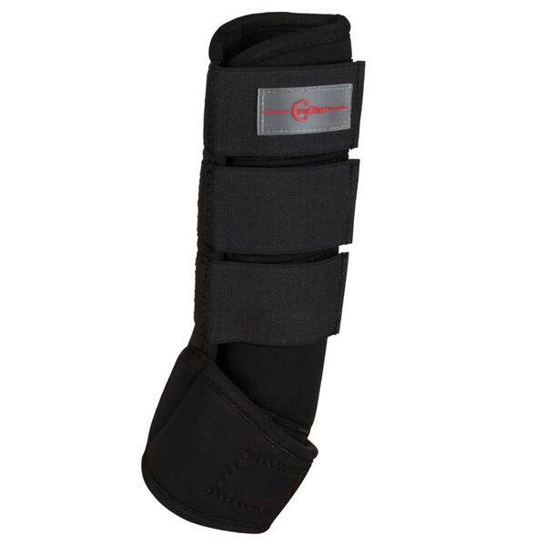 Kerbl Ensemble de gu&ecirc;tres de cheval 4 pcs Complet Noir 320133