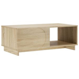 vidaXL Table basse Ch&ecirc;ne Sonoma 95 x 50,5 x 35 cm Bois d'ing&eacute;nierie