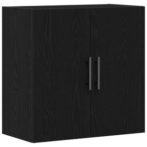 vidaXL Meuble mural 60 x 31,5 x 60 cm Bois d'ing&eacute;nierie Ch&ecirc;ne noir