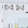 vidaXL Armoire de cuisine 2 pcs Blanc brillant 60 x 31 x 40 cm