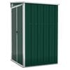 vidaXL Remise de jardin murale Vert 118x100x178 cm M&eacute;tal galvanis&eacute;