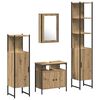 vidaXL Ensemble de mobilier de salle de bain 4 pc Ch&ecirc;ne artisanal