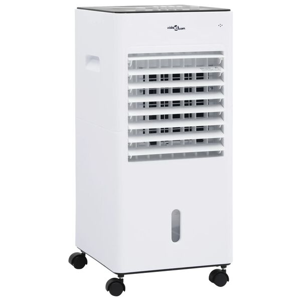vidaXL Refroidisseur d&rsquo;air mobile 3 en 1 Blanc et noir 61x31x27cm 65 W