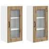 vidaXL Panneau de lave-vaisselle Kalmar 2 pcs Ch&ecirc;ne artisanal