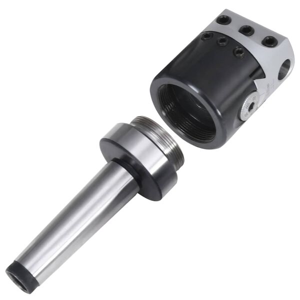 vidaXL Jeu d'outils d'al&eacute;sage 15 pcs 50 mm T&ecirc;te d'al&eacute;sage MT3-F1-12