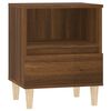 vidaXL Table de chevet Ch&ecirc;ne marron 40x35x50 cm