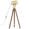 vidaXL Lampadaire &agrave; tr&eacute;pied bois de manguier massif 97 cm