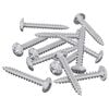 vidaXL Vis en bois 12 pcs Argent&eacute; M4 x 28 mm Acier