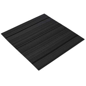 vidaXL Carreau de tapis Rayures Gris Clair 50 x 50 cm 4 pc