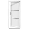 vidaXL Porte Frontale Blanc 98 x 200 cm PVC