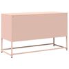 vidaXL Meuble TV rose 100,5x39x60,5 cm acier lamin&eacute; &agrave; froid