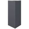 vidaXL Jardini&egrave;re anthracite triangulaire 40x34,5x75 cm acier