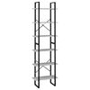 vidaXL &Eacute;tag&egrave;re de rangement Gris b&eacute;ton 60x30x210 cm Bois d'ing&eacute;nierie
