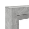 VidaXL Cadre de chemin&eacute;e gris b&eacute;ton 100x30x87,5 cm bois d'ing&eacute;nierie