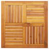 vidaXL Dessus de table 70x70x2 cm carr&eacute; bois massif d'acacia