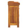 vidaXL Armoire de jardin avec tiroir Naturel 78 x 36,5 x 78 cm