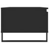 vidaXL Table basse Noir 90x50x36,5 cm Bois d'ing&eacute;nierie
