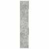 vidaXL Armoire de rangement mince gris béton 30x42,5x225 cm