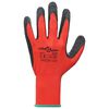 vidaXL Gants de Travail 24 pcs Rouge et Noir 11 / XXL