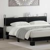 vidaXL Headboard de Rangement avec Station de Charge Ch&ecirc;ne noir 180 cm