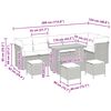 vidaXL Ensemble de canap&eacute; de jardin 10 pcs Gris polyrotin