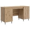 vidaXL Bureau Ch&ecirc;ne artisanal Bois d'ing&eacute;nierie 142,5 x 50 x 75 cm