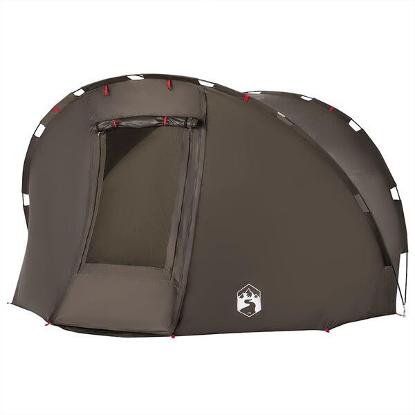 vidaXL Tente de pêche 5 personnes marron imperméable
