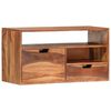 vidaXL Meuble TV 80x30x42 cm Bois solide