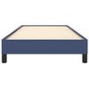 vidaXL Cadre de lit sans matelas bleu 80x200 cm tissu