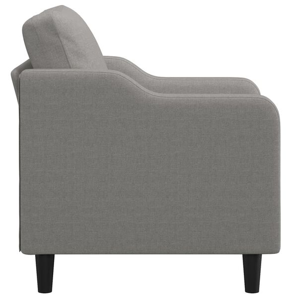 vidaXL Fauteuil Gris fonc&eacute; 60 cm Tissu