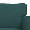 vidaXL Canap&eacute; 2 pcs Vert fonc&eacute; 162 x 80 x 85 cm tissu