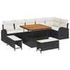 vidaXL Ensemble de canap&eacute; de jardin 9 pc 8-Nombre de places