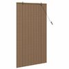 vidaXL Store enrouleur avec des rideaux Marron 80 x 160 cm Bambou