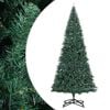 vidaXL Sapin de No&euml;l artificiel avec support vert 500 cm PVC