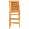 vidaXL Chaises pliantes, lot de 8, 47 x 63 x 90 cm, en bois de teck massif