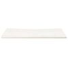 vidaXL Dessus de bureau blanc 100x50x2,5 cm bois massif de pin