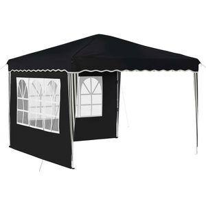 vidaXL Tente de f&ecirc;te pop-up 288 x 288 x 245 cm Anthracite Tissu Oxford