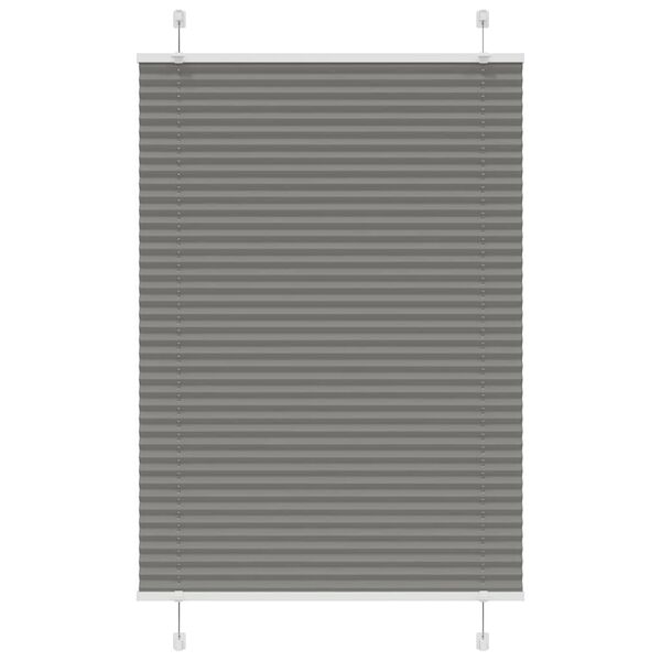 vidaXL Store pliss&eacute; anthracite 95x150 cm largeur du tissu 94,4 cm