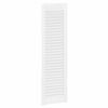 vidaXL Porte d'armoire &agrave; persiennes blanc 99x29,5 cm