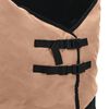 vidaXL Couverture &Eacute;quine Cappuccino 125 cm Polyester
