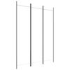 vidaXL Cloison de s&eacute;paration 3 panneaux Blanc 150x200 cm Tissu