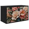 vidaXL Meuble TV mural BORNE 69 x 33 x 40 cm Ch&ecirc;ne noir