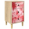 vidaXL Table de chevet AACHEN Ch&ecirc;ne Sonoma 36 x 33 x 60 cm