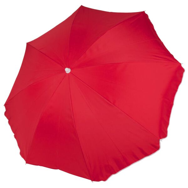 Bo-Camp Parasol de jardin 165 cm rouge
