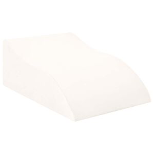 vidaXL Coussin pour jambes Blanc 68 x 40 x 18 cm