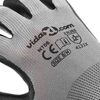 vidaXL Gants de Travail 12 pcs Gris et Noir 8 / m Polyester