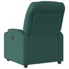 vidaXL Fauteuil inclinable &eacute;lectrique Vert fonc&eacute; Tissu