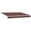vidaXL Auvent R&eacute;tractable Marron 300 x 250 cm Aluminium et Tissu