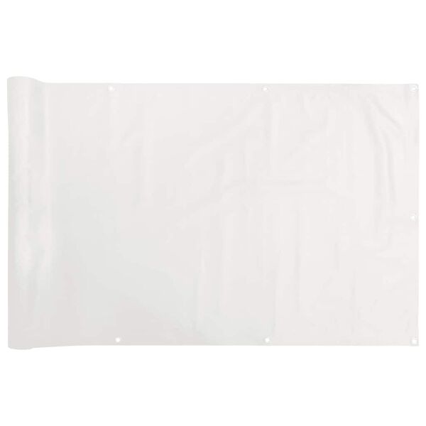 vidaXL &Eacute;cran d'intimit&eacute; de balcon blanc 800x120 cm PVC